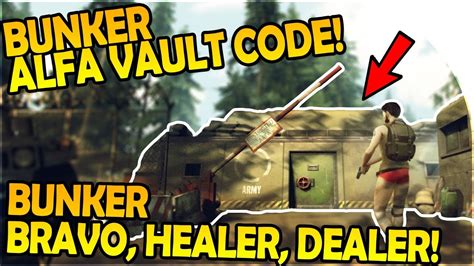BUNKER ALFA VAULT PASSWORD CODE, HEALER.
